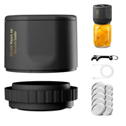 Electric Mason Jar Vacuum Sealer | Airtight Food Preservation for Maximum Freshness & Shelf Life