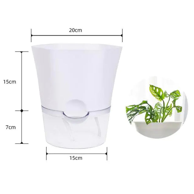Automatic Water-Absorbing Flowerpot | Self-Watering Planter for Thriving & Healthy Plants