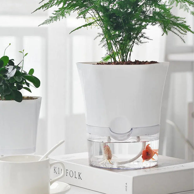Automatic Water-Absorbing Flowerpot | Self-Watering Planter for Thriving & Healthy Plants